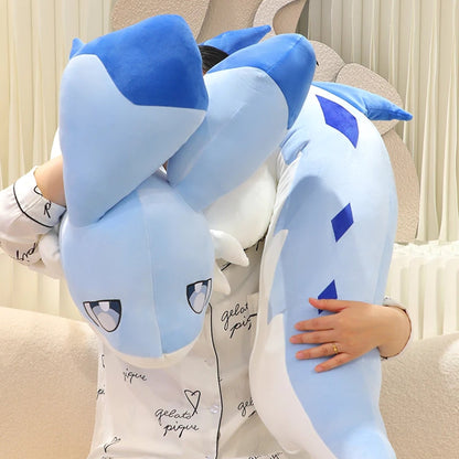 Sofi the Long Kawaii Baby Blue Dragon Plushie