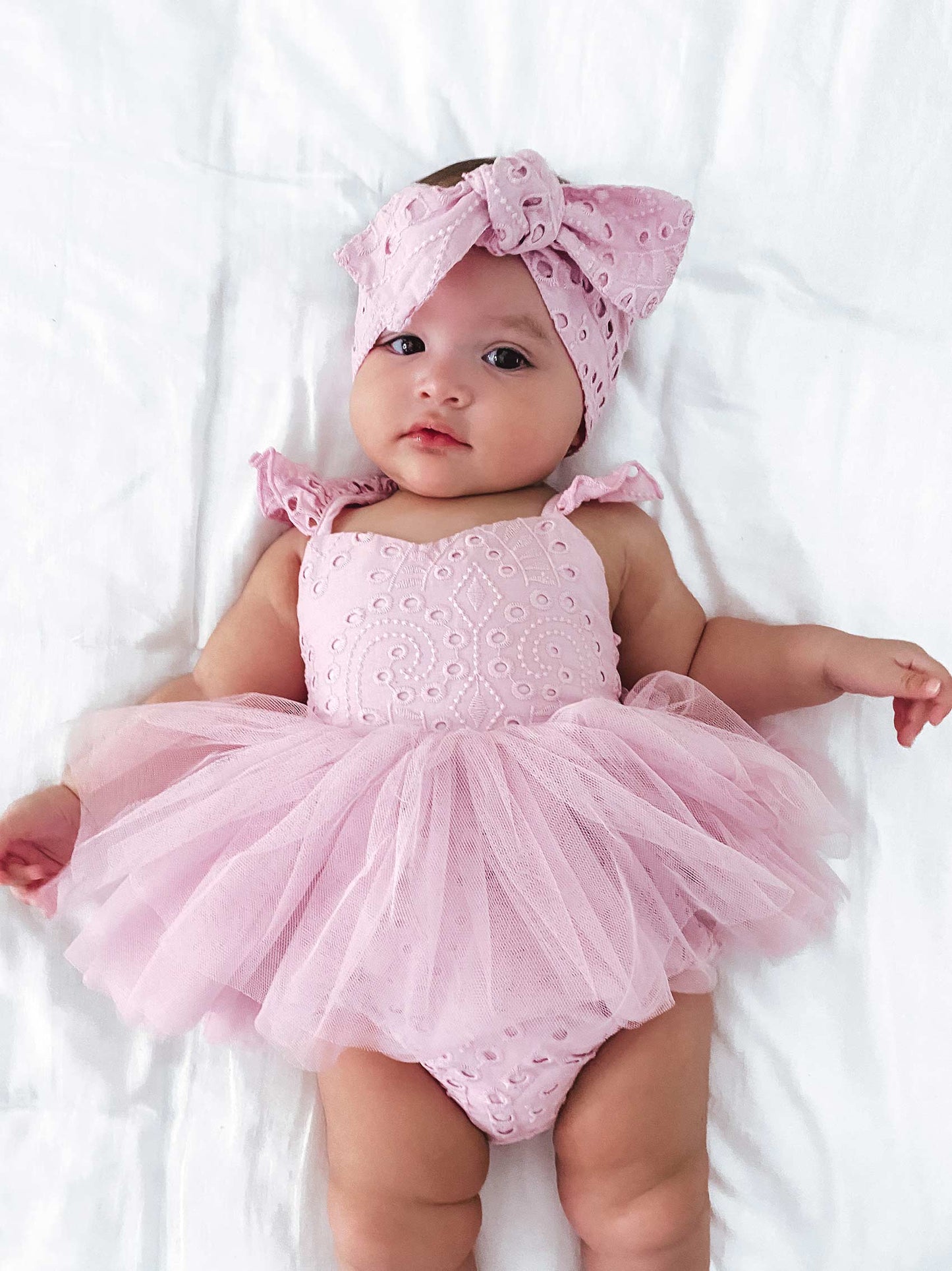 Trixie Belle Lilac Tutu Baby Girl Romper