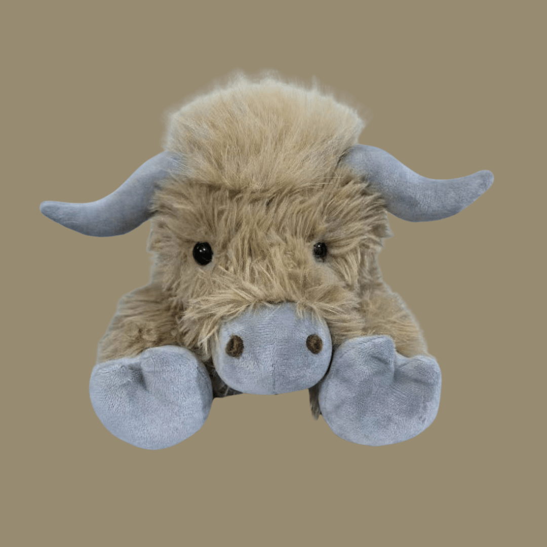Lovable Highland Cow Plush with Cozy, Huggable Design
