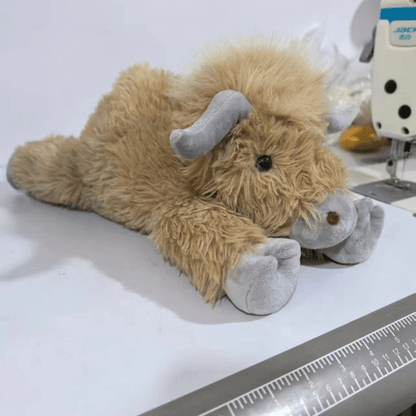 Lovable Highland Cow Plush with Cozy, Huggable Design