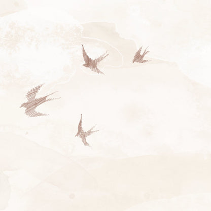 Opals Sky Birds Mural, Sand