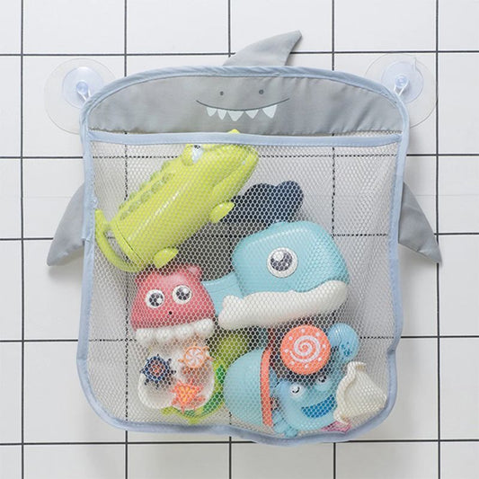 Baby-ToysBag™ Bath Toy Storage Bag – Quick-Dry Mesh Organiser with Suction Cups