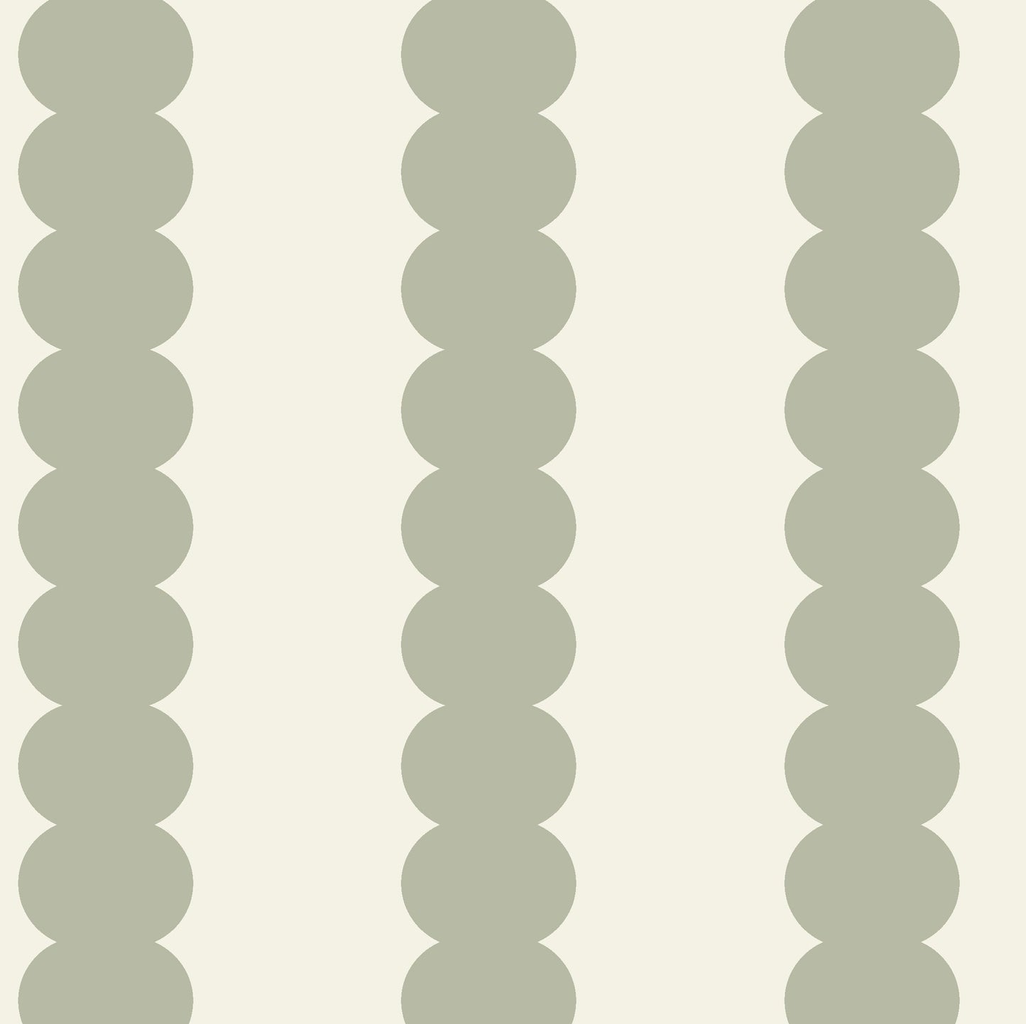 Scallop Stripe Wallpaper, Green