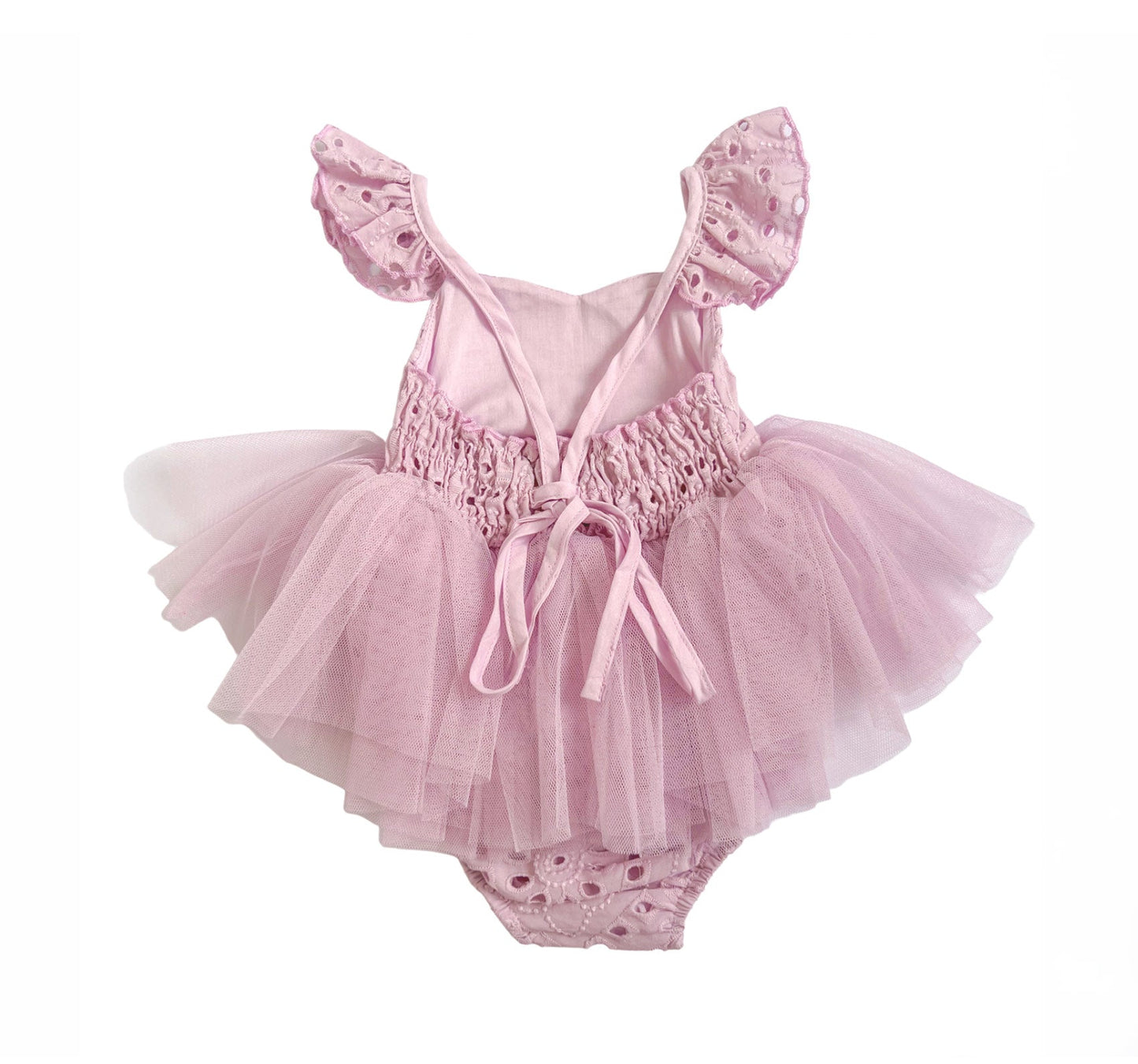 Trixie Belle Lilac Tutu Baby Girl Romper