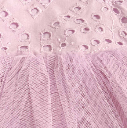 Trixie Belle Lilac Tutu Baby Girl Romper
