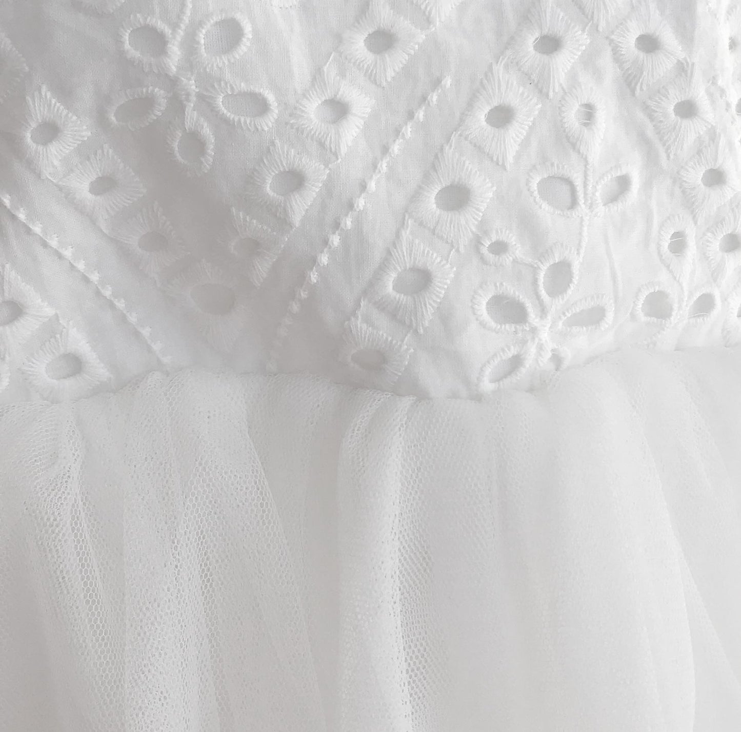 Trixie Belle White Tutu Baby Girl Tulle Party Romper