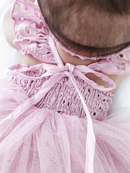 Trixie Belle Lilac Tutu Baby Girl Romper