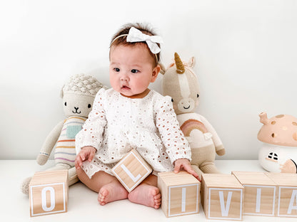 White Ivy Baby Girl Two Piece Set