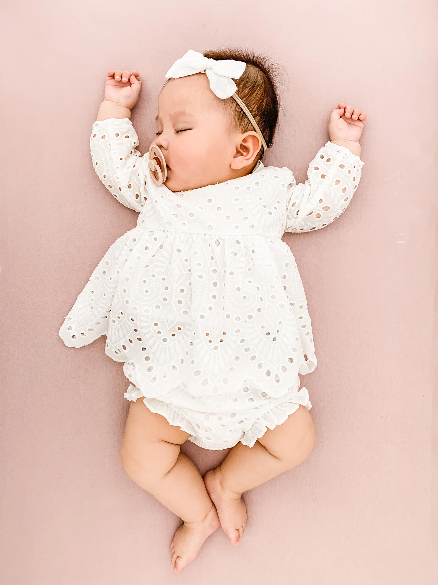 White Ivy Baby Girl Two Piece Set