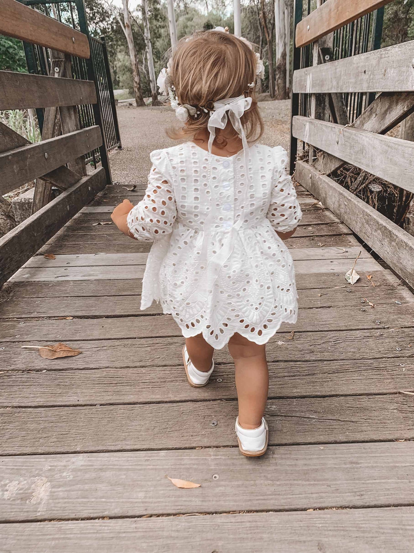 White Ivy Baby Girl Two Piece Set