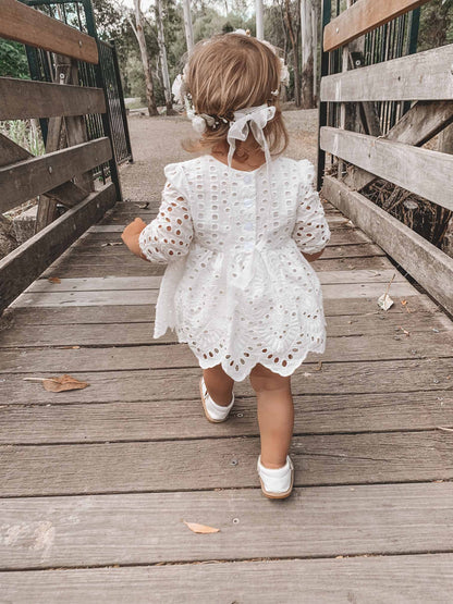 White Ivy Baby Girl Two Piece Set