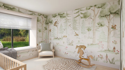 Woodland Friends Mural